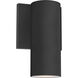 Colombo LED 7 inch Black Outdoor Wall Mount