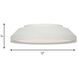 Nevado LED 12 inch Matte White Flush Mount Ceiling Light
