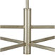 Courante 6 Light 44.75 inch Champagne Chandelier Ceiling Light