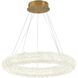 Canada LED 31 inch Brass Chandelier Ceiling Light