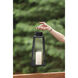 Hugh 28 X 10.5 inch Black with Burnished Bronze Outdoor Decorative Lantern