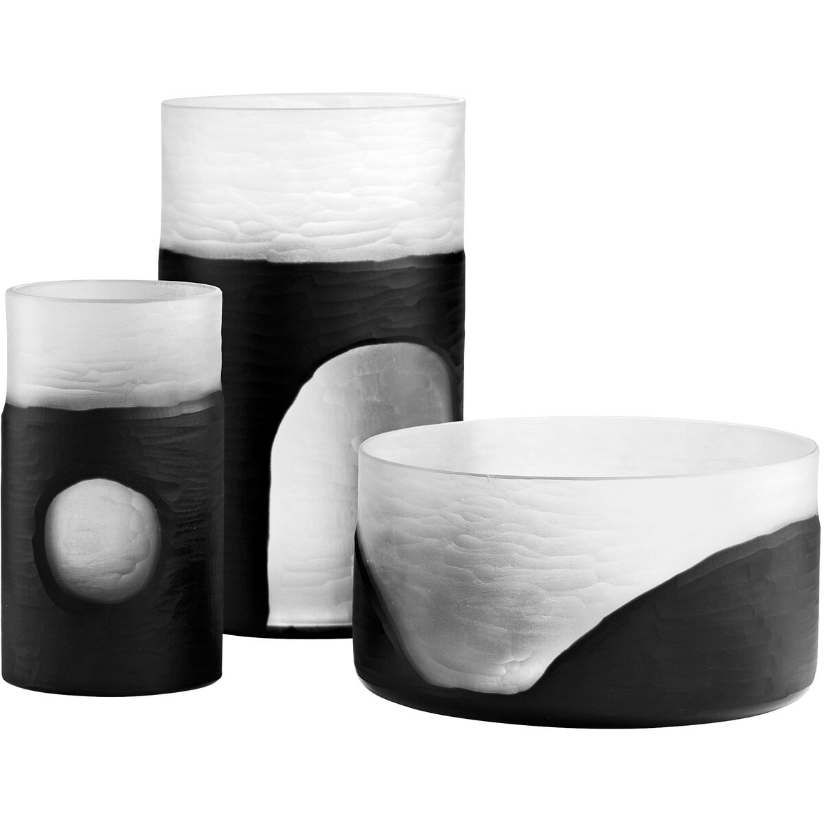 Ominous Frost 5 inch Vase, Flat