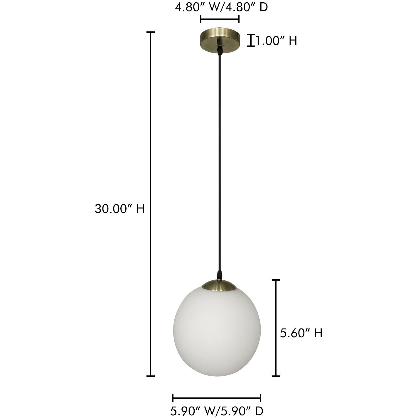 Sol 1 Light 5.9 inch Yellow Pendant Lamp Ceiling Light