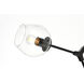 Cavoli 8 Light 32 inch Black Chandelier Ceiling Light