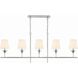 Broche 5 Light 53.50 inch Chandelier