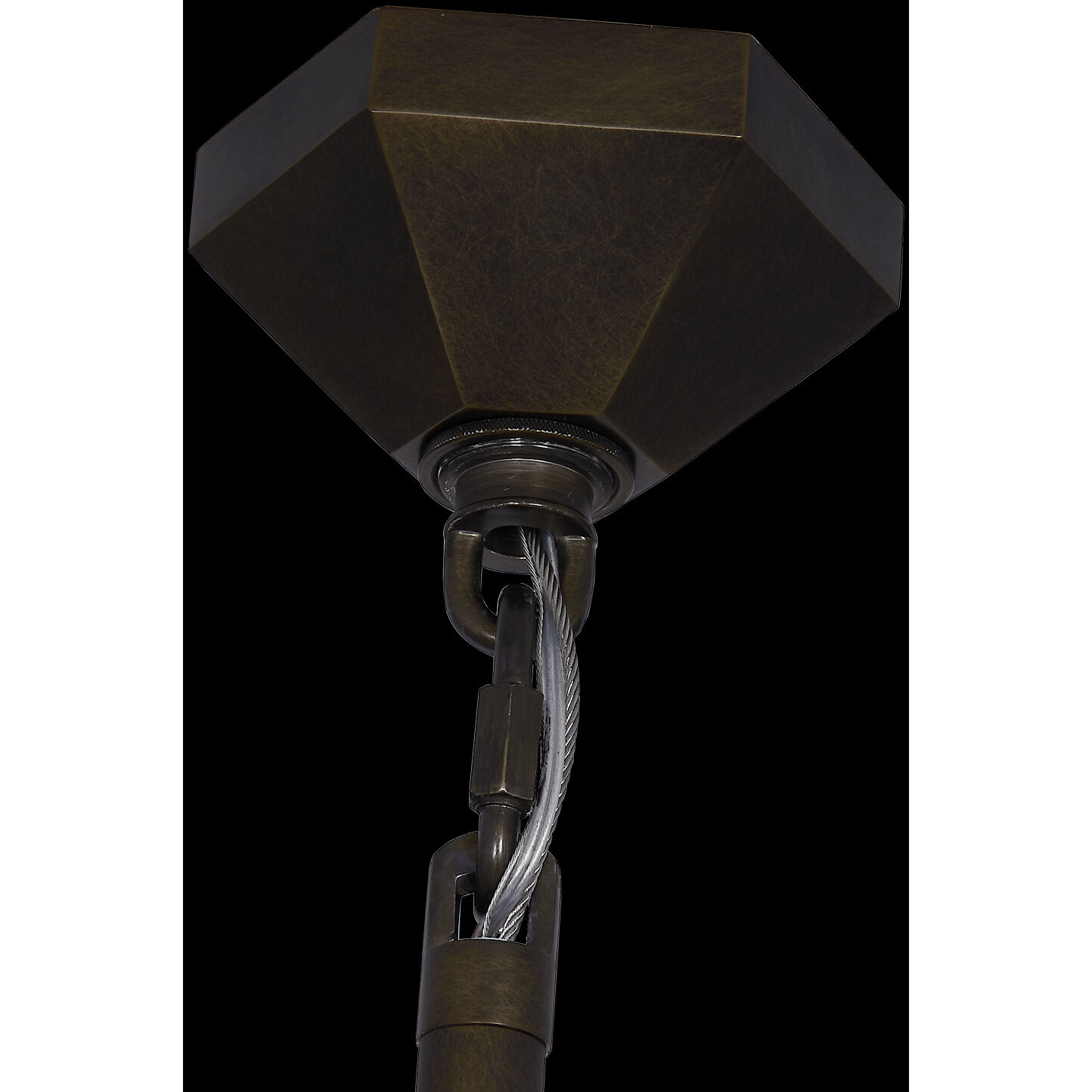 Corna 39 inch Vintage Bronze Pendant Ceiling Light