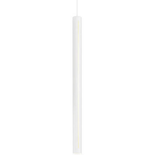 Linea LED 1.9 inch White Pendant Ceiling Light, Cylinder