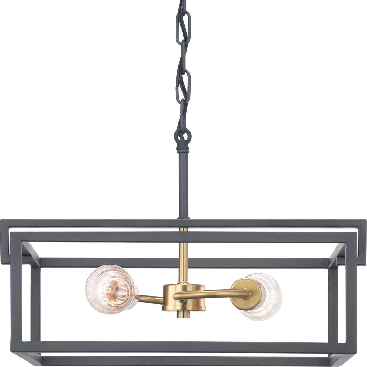 Blakely 2 Light 17 inch Graphite Semi-Flush Mount Convertible Ceiling Light, Design Series