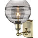 Ballston Rochester 1 Light 8 inch Antique Brass Sconce Wall Light