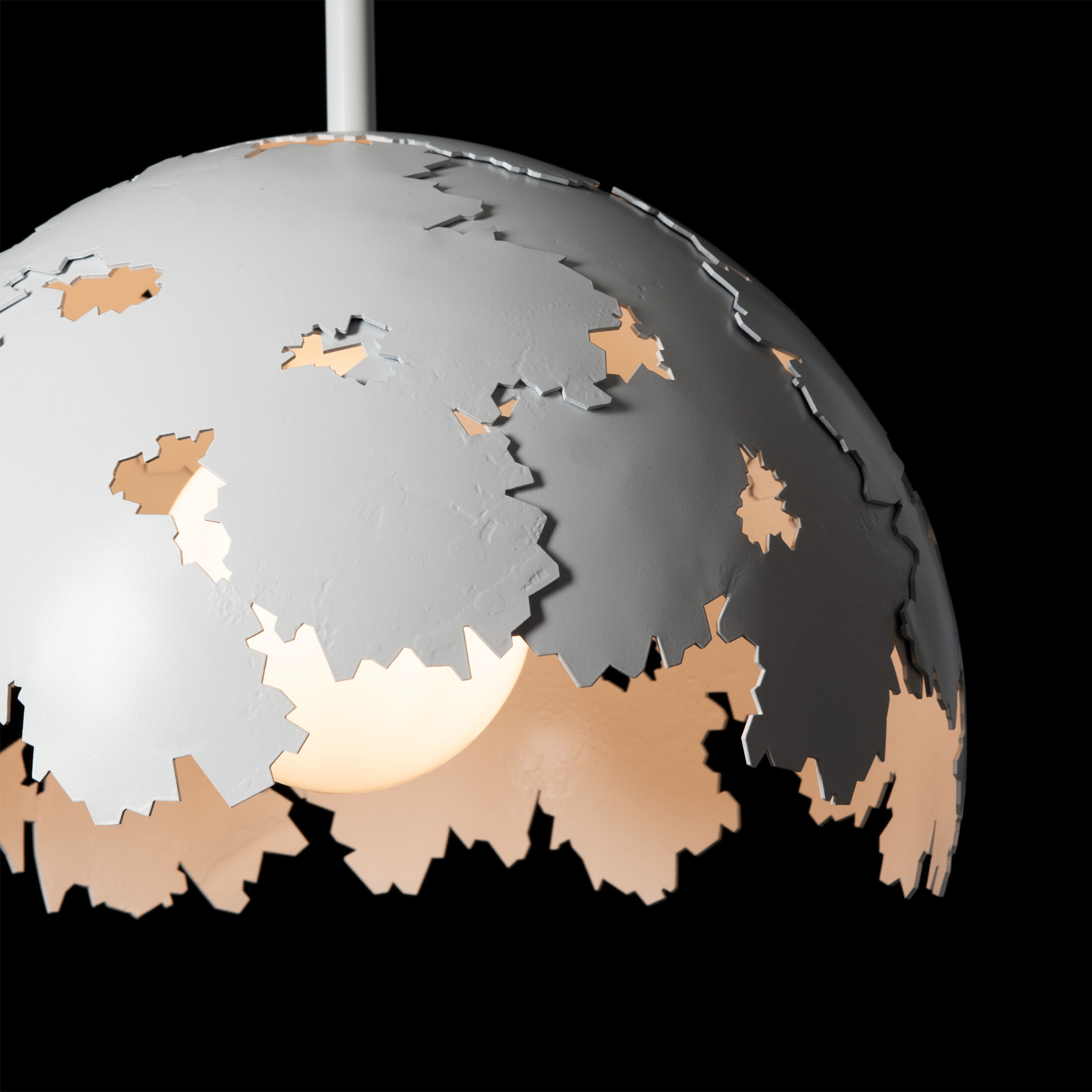 Pangea 1 Light 15.3 inch White Pendant Ceiling Light - Open Box