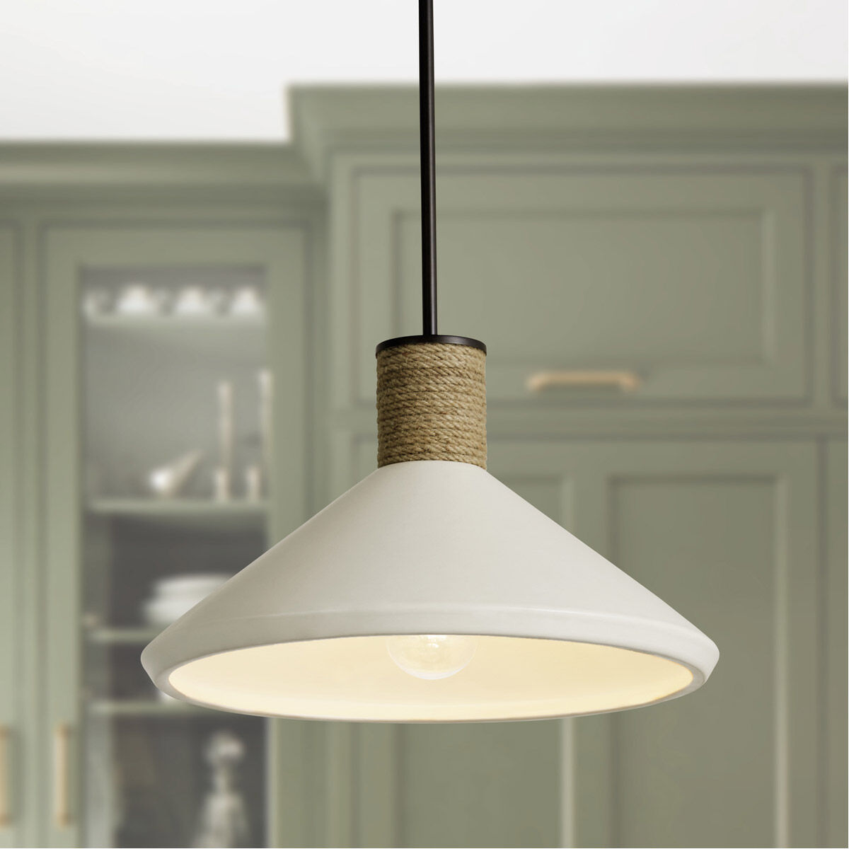 Destin 1 Light 18 inch Dark Pewter Pendant Ceiling Light