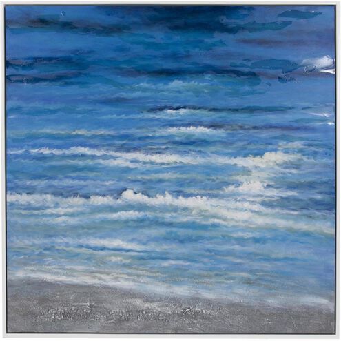 Calm Sea 51.75 X 51.75 inch Hand Painted Original Art