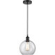 Edison Athens 1 Light 8 inch Matte Black Mini Pendant Ceiling Light