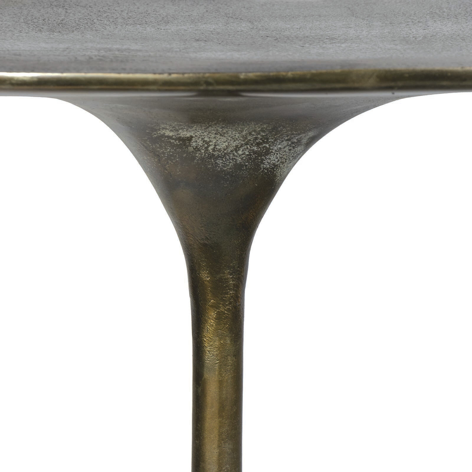 Rizzo Accent Table in Brass
