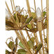 Midsummer 9 Light 39 inch Contemporary Gold Leaf and Contemporary Gold Chandelier Ceiling Light