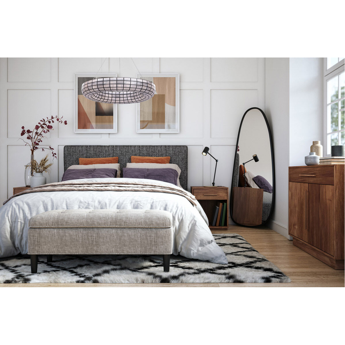 Sanibel Island Linear Ceiling Light in Matte Black