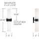 Theo 2 Light 5 inch Matte Black Sconce Wall Light