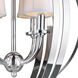 Oscar 4 Light 21.5 inch Chrome Pendant Chandelier Ceiling Light