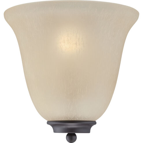 Empire 1 Light 10 inch Mahogany Bronze Wall Sconce Wall Light
