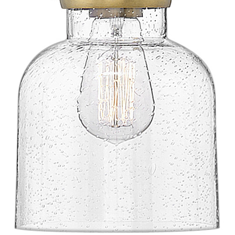 Academy 1 Light 6.5 inch Oil Rubbed Bronze with Heritage Brass Indoor Pendant Ceiling Light