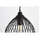 Sayer 1 Light 8 inch Black Pendant Ceiling Light