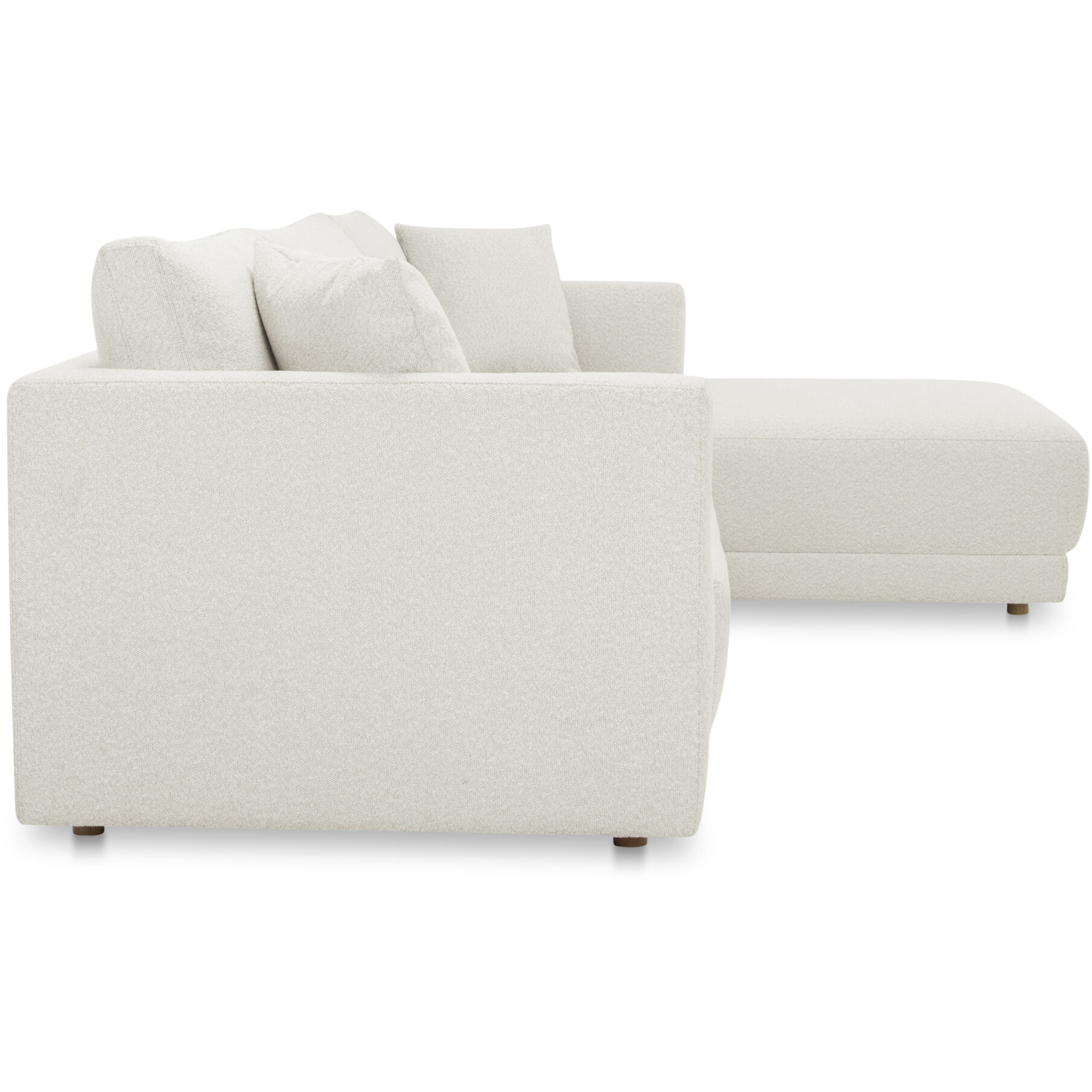 Bryn Beige Sectional in Right, Right