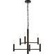 Carmella 6 Light 22 inch Black Pendant Ceiling Light