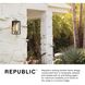 Coastal Elements Republic LED 20 inch Oil Rubbed Bronze Outdoor Wall Mount Lantern, Estate Series