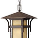 Estate Series Harbor LED 11 inch Anchor Bronze Outdoor Hanging Lantern, Low Voltage