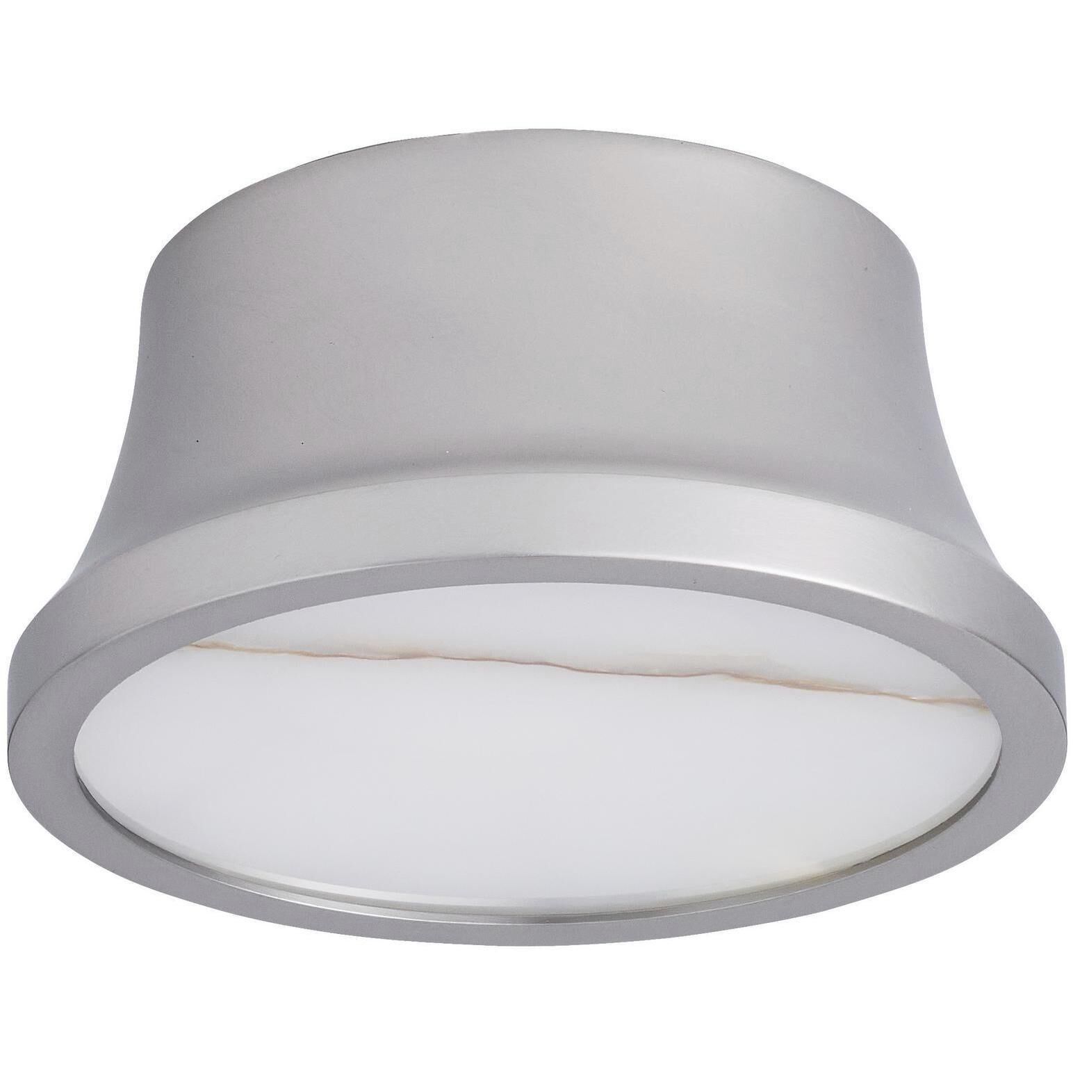 Louisa 1 Light 6.5 inch Vintage Silver Flush Mount Ceiling Light