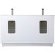 Hayes 60 X 22 X 35 inch White Vanity Sink Set