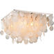 Elsa LED 16 inch Satin Nickel Flush Mount Ceiling Light