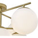Julep 9 Light 24 inch Lacquered Brass Semi-flush Mount Ceiling Light