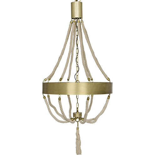 Alec 8 Light 24.5 inch Antique Brass Chandelier Ceiling Light