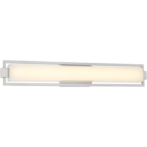 Opening Act LED 31.25 inch Brushed Nickel Bath Vanity Light Wall Light