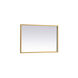 Pier 30 X 18 inch Brass LED Mirror