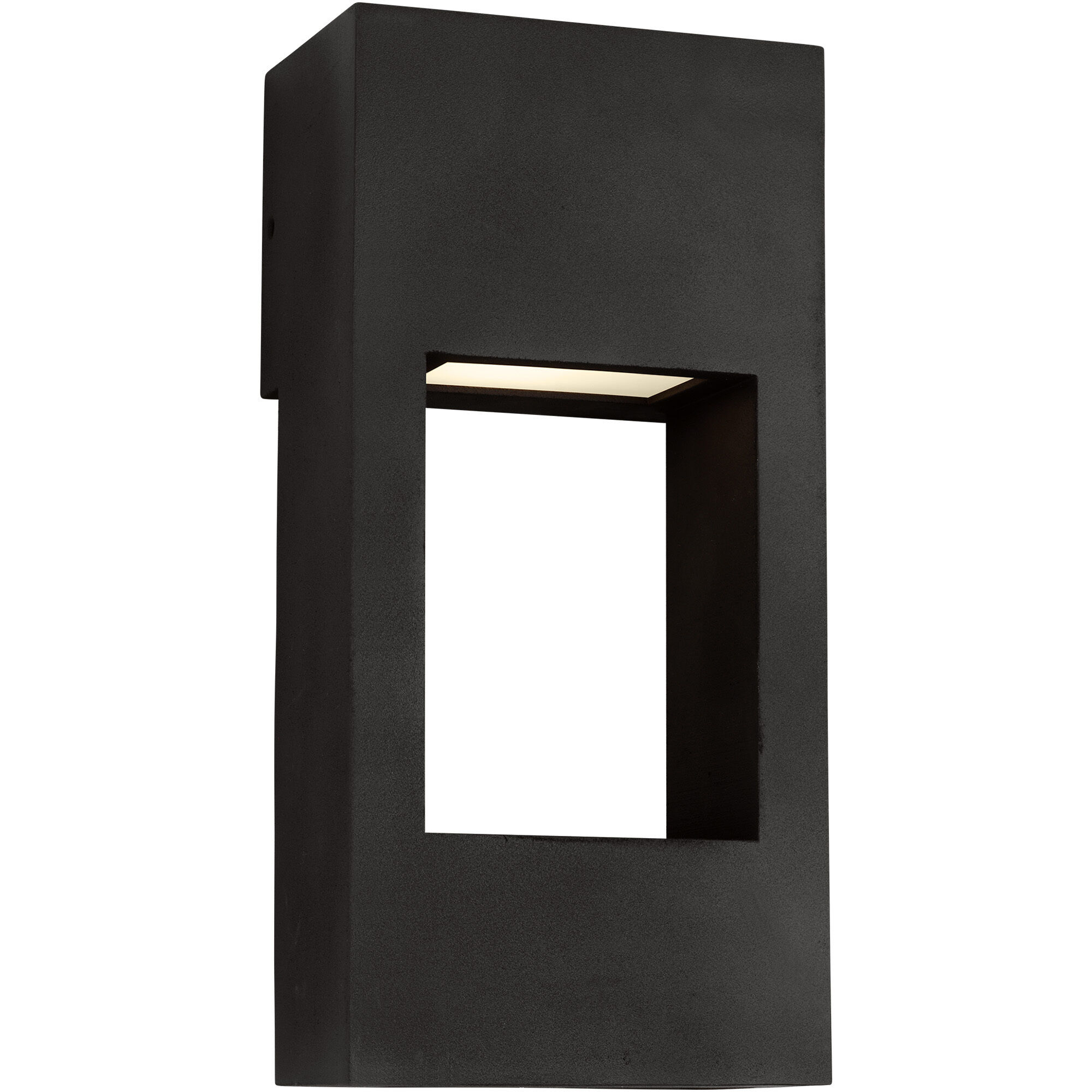 Testa LED 12 inch Black Outdoor Wall Lantern