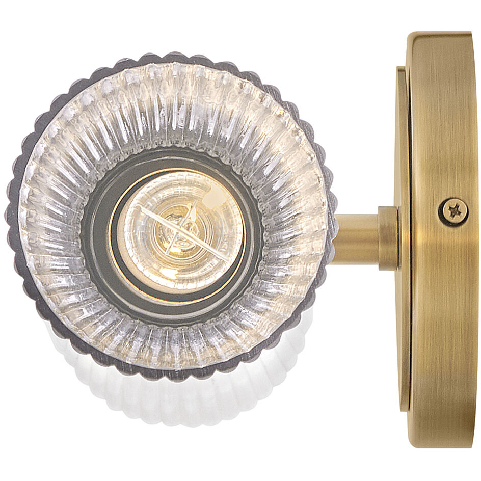 Jude 2 Light 24 inch Heritage Brass Bath Light Wall Light