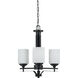 Judson 3 Light 20 inch Texture Black Chandelier Ceiling Light