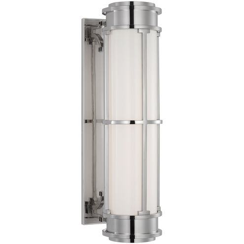 Chapman & Myers Gracie LED 4.75 inch Polished Nickel Linear Sconce Wall Light