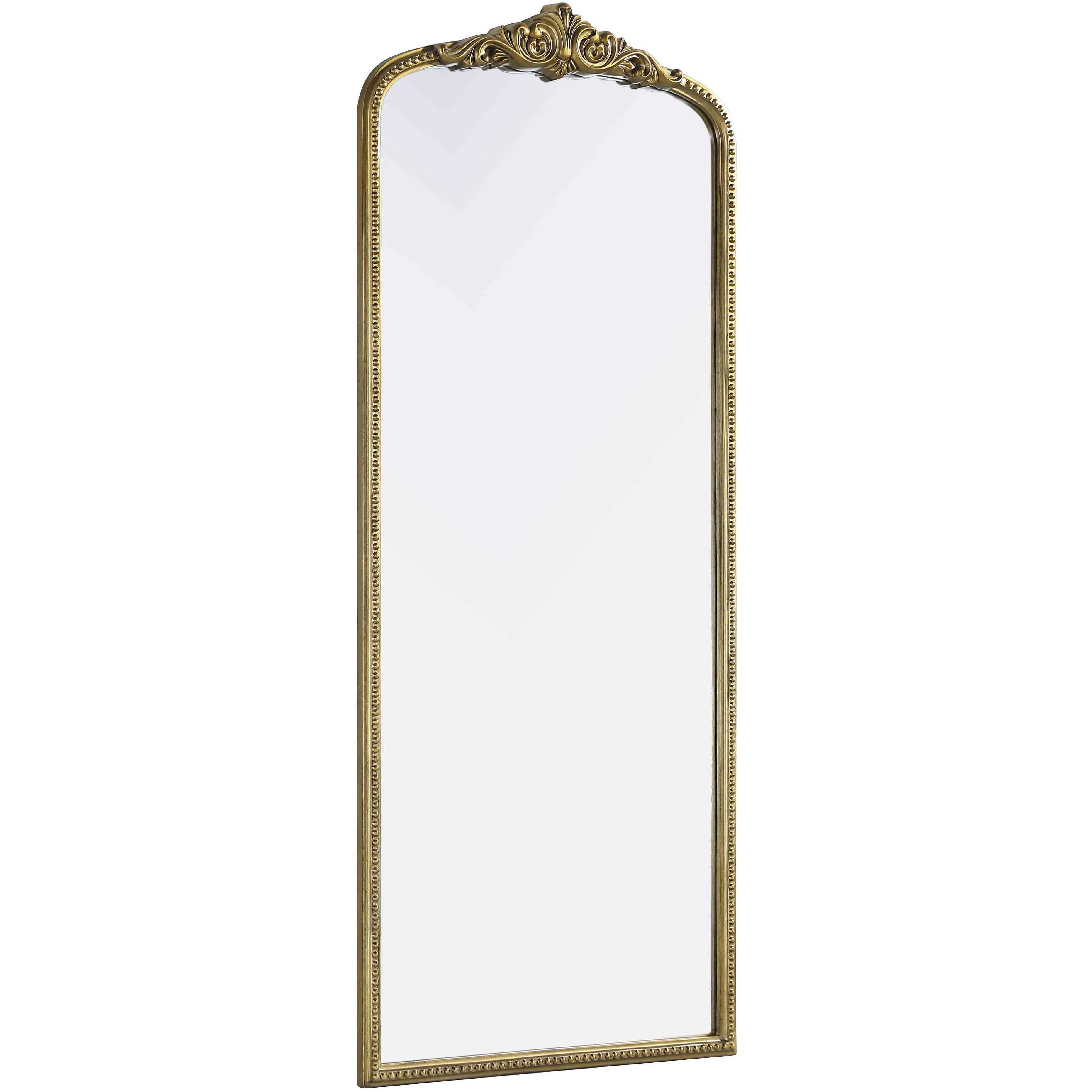 Naomi 72 X 30 inch Antique Brass Mirror