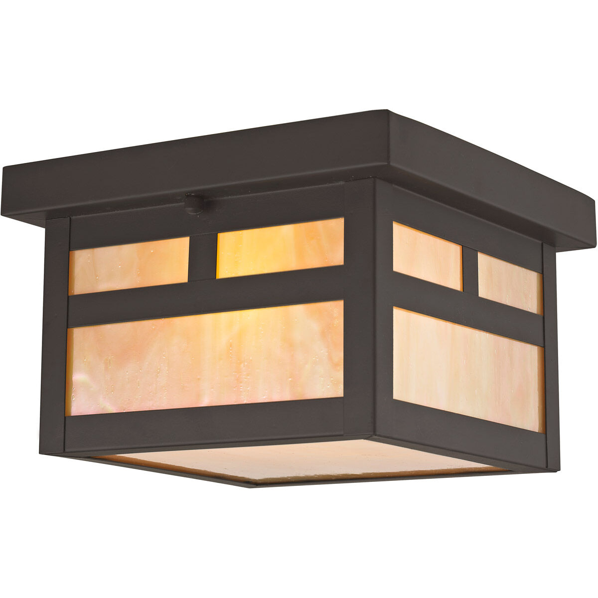 Montclair Mission 1 Light 8 inch Bronze Outdoor Ceiling Mount