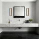 Yep Stratum 1 Light 17.5 inch Matte Black with Moon Rock Slate Vanity Light Wall Light