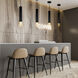 Stowe LED 3 inch Black Down Mini Pendant Ceiling Light