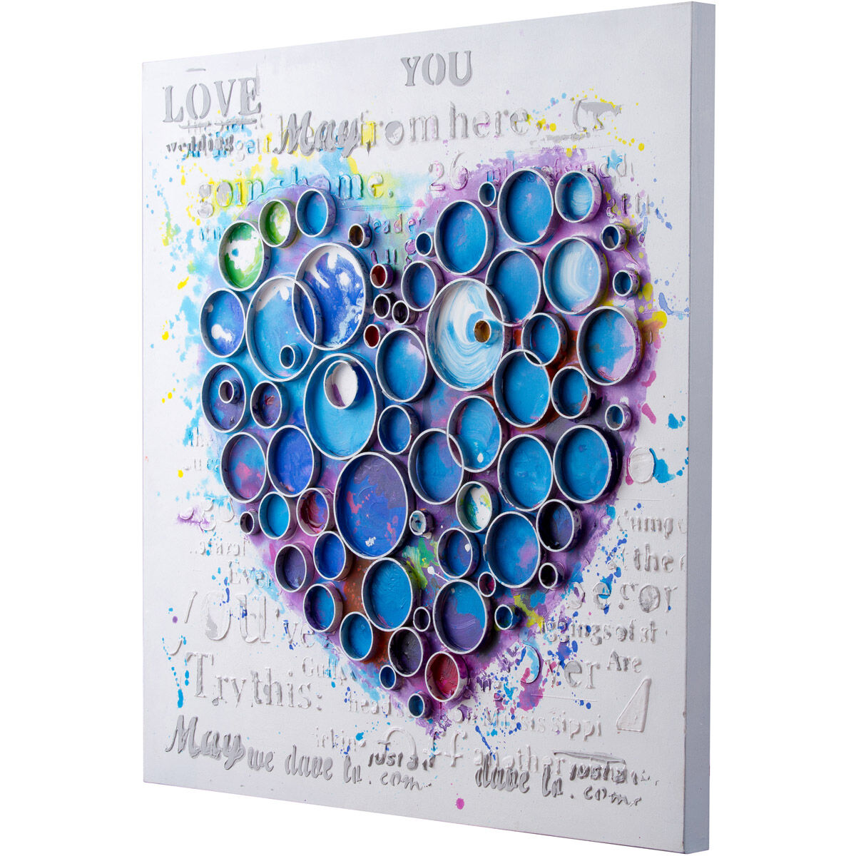 Work of Heart Blue Wall Art, Varaluz Casa