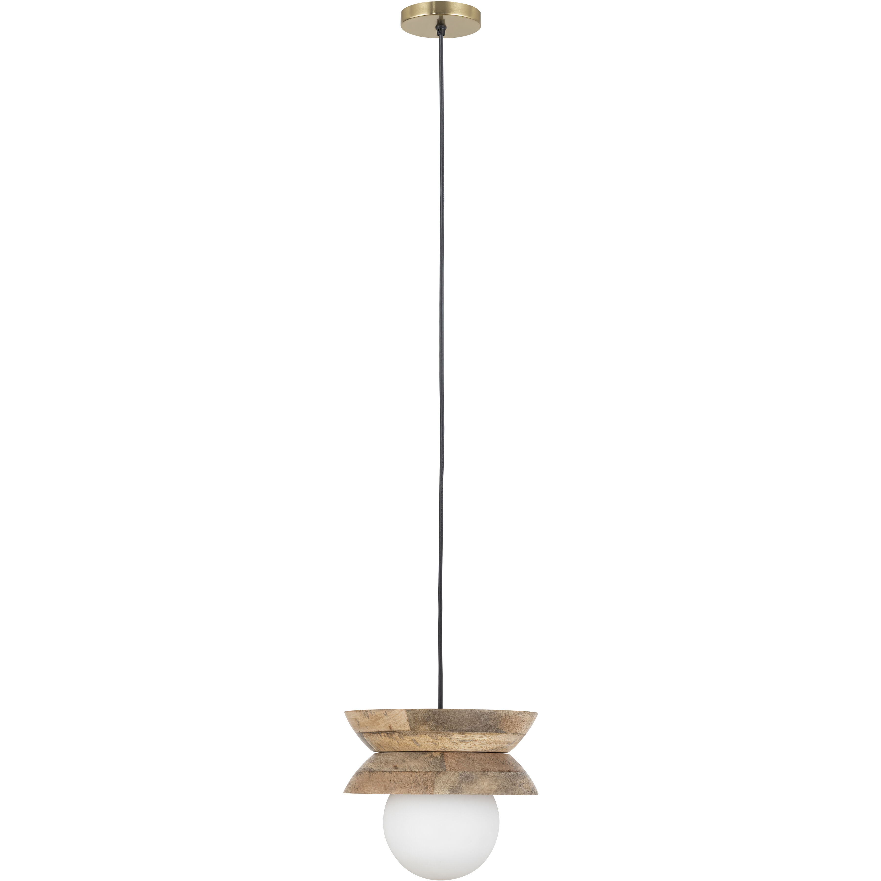Kali 1 Light 9.8 inch Natural Pendant Ceiling Light