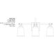 Antonia 3 Light 25.25 inch Brushed Nickel Bath Vanity Light Wall Light