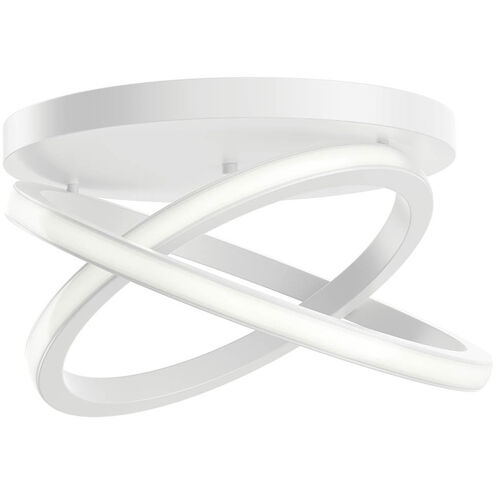 Caputo LED White Semi Flush Light Ceiling Light