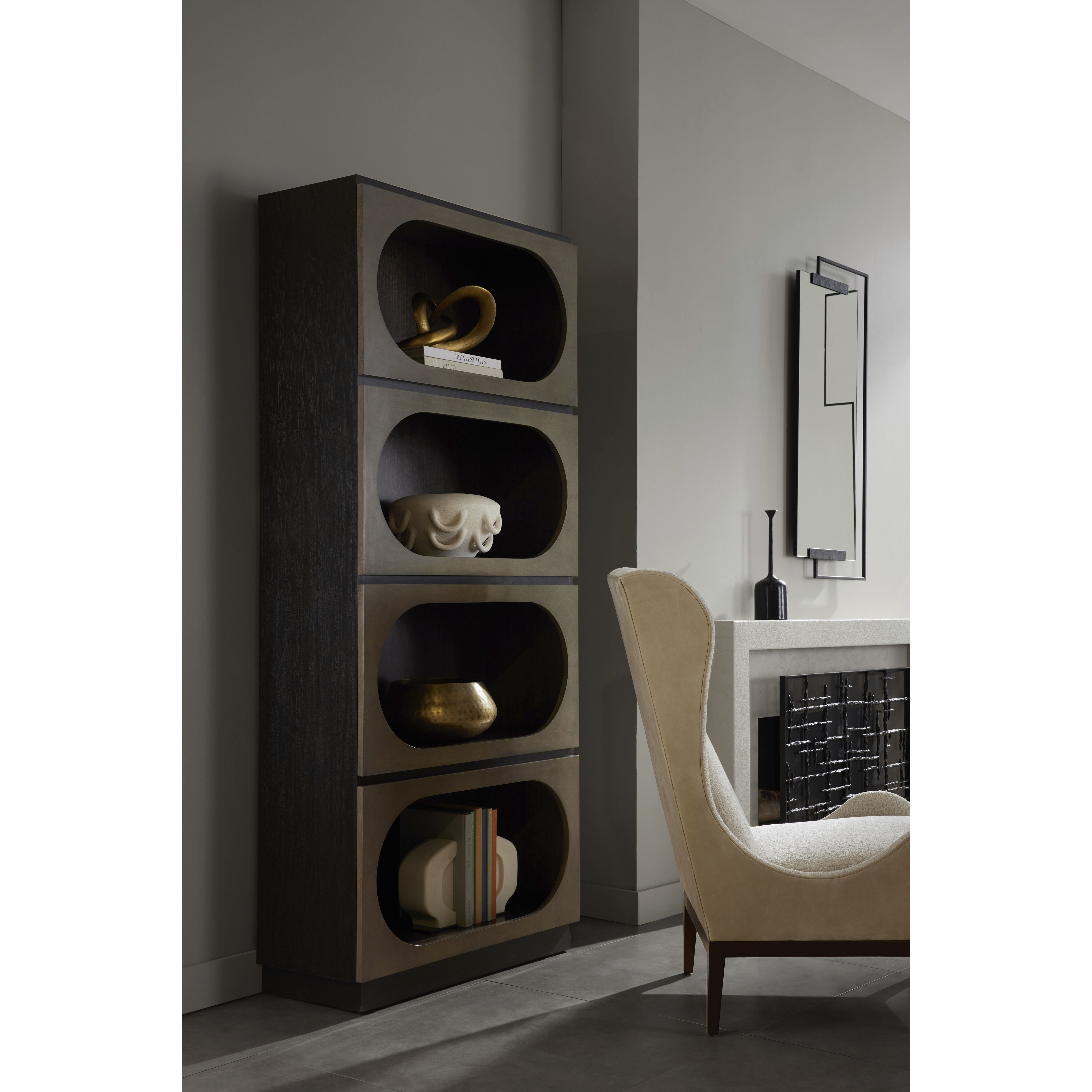 Saffron 5 inch Ivory Bookends, Set of 2