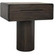 Langford 26 X 25 inch Ebony Walnut Side Table